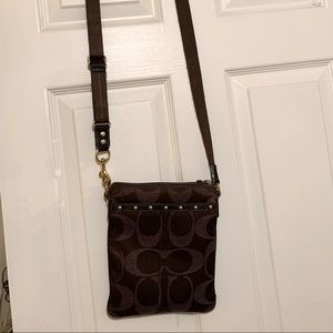Coach cross-body purse